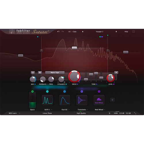 FabFilter Saturn 2 Distortion & Saturation Plug-in (Download)