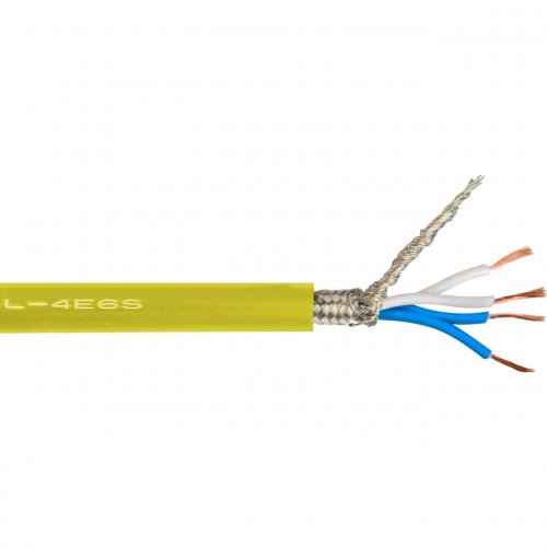 Canare L-4E6S Star Quad Mic Cable - Yellow - Per Foot