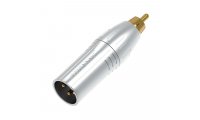 Seetronic MA3MRM 3-Pin XLR Male to RCA Male Adapter
