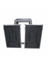 ProX 18U Vertical Shockproof 20in Deep Rack Case w/Side Tables & Casters