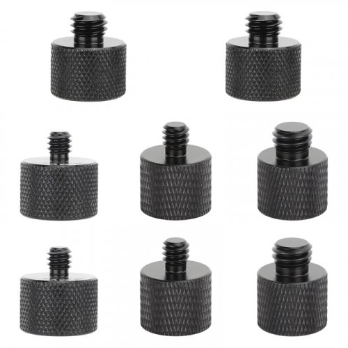 Camvate Mic Stand / Tripod Mount Thread Adapter Set (Black)