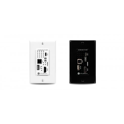 Atlona Wallplate HDBaseT Transmitter for HDMI & USB-C w/ USB Hub
