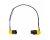 Sescom Flexible Ultra-Slim 360-Degree Right Angle XLR Cable - 10ft (Yellow)