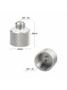 Camvate Thread Adapter Set 5/8in Female 1/4in Male + 3/8in Male
