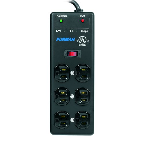 Furman SS-6B-PRO Surge Protector Power Bar w/ EVS