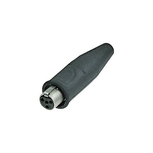 Rean RT4FC-B-W 4-Pin Tiny XLR Female TA4F w/ Boot