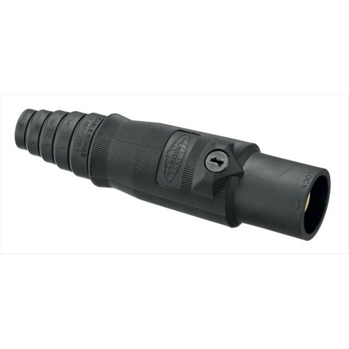 Hubbell HBL400MBK Male Black CamLock Connector 400Amp