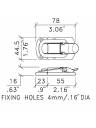 Penn-Elcom Medium Duty Draw Bolt Lockable Latch