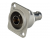 Canare 75 Ohm BNC Bulkhead D-Size 12G SDI - Nickel