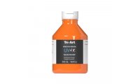 TriArt UVFX Black Light Poster Paint (500ml) - Fluorescent Orange