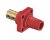 Hubbell HBLFRR 400A Cam Lock Female Panel Mount Set Screw - Red