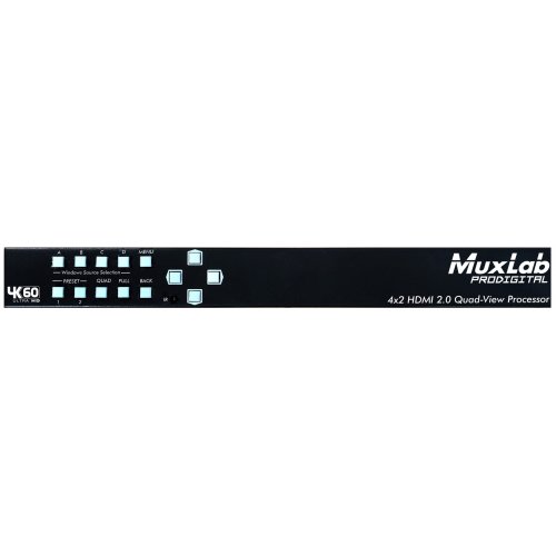 Muxlab 4x2 HDMI 2.0 Quad-View Processor