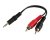 AVShop 3.5mm Male to Dual RCA Male - Y-Cable - 6 inch