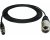 BRTB 3-Pin XLR Male to 3-Pin Mini XLR Female Adaptor Cable - 6in