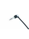 Cable Techniques Low-Profile Right Angle 1/4in TRS w/Large Cap - White