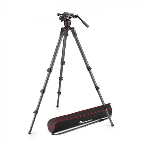 Manfrotto Nitrotech 608 Video Head + 536 Tripod w/ Bag