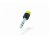 Cable Techniques Low-Profile Right Angle 1/4in TRS w/Large Cap - Yellow