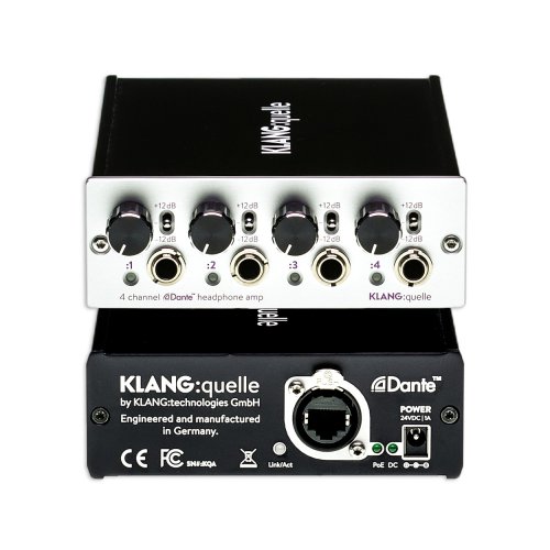 KLANG:quelle 4 Channel Dante Headphone Amp