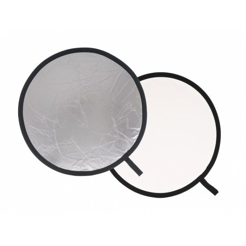 Manfrotto Collapsible 30\'\' Reflector, Silver/White