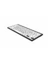 Logickeyboard Large Print Black on White Mini Bluetooth Keyboard - PC