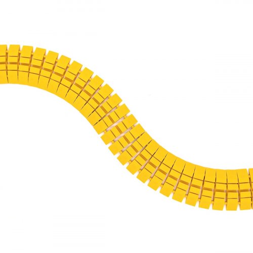 AVShop Flexible Floor Cable Mat Protector for Walkways - 1M / Yellow