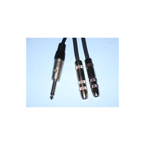 BRTB Y-Cord 1/4in Male to Dual 1/4in Female Unbalanced