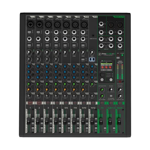 Mackie ProFX12v3+ 12-Channel Mixer w/ FX, USB & Bluetooth