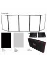 ProX XF-5X3048B 5-Panel DJ Facade (Black Frame)