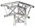 Global Truss F33 3-way 90-Degree Right Corner - Apex Down