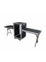 ProX 16U Vertical Shockproof 20in Deep Rack Case w/Side Tables & Casters