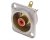 Neutrik RCA Phono D-Type Nickel Housing - Red
