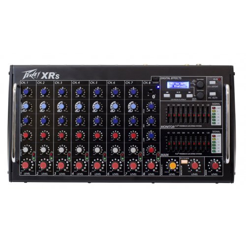 Peavey XR-S 8-Channel 1000W Powered Mixer w/Bluetooth