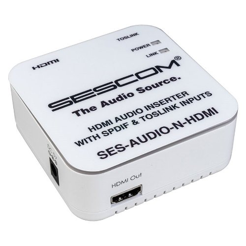Sescom SES-AUDIO-N-HDMI Analog/Toslink to HDMI Audio Inserter