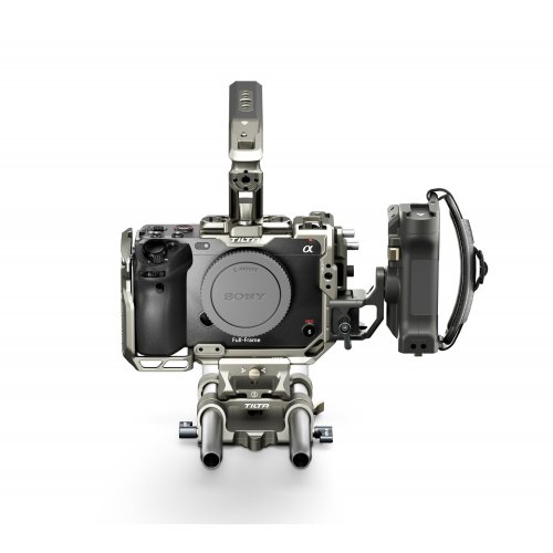 Tilta Camera Cage V2 for Sony FX3 and FX30 - Pro Kit, Titanium Gray