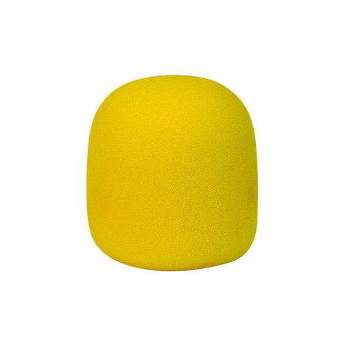 On-Stage Stands Foam Microphone Windscreen, Yellow