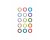 Sennheiser EW-D Bodypack Color Coding Set