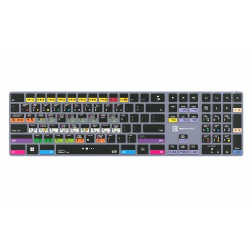 Logickeyboard Ableton Live TITAN Wireless Backlit Keyboard - PC