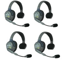 Eartec UltraLite System w/ Single Ear Headsets (4-User)