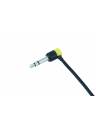 Cable Techniques Low-Profile Right Angle 1/4in TRS w/Large Cap - Yellow