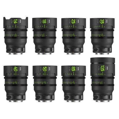 NiSi Optics ATHENA PRIME Full Frame Cinema Lens Master Kit (E Mount)