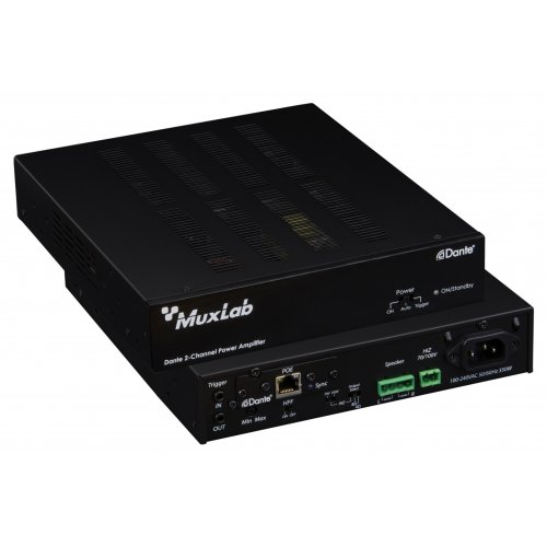 Muxlab Dante 2-Channel Power Amplifier (240W)