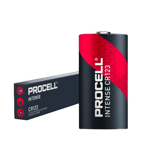 Procell CR123 High Power Lithium Intense 3V Battery (12-Pack)