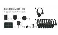 Hollyland Solidcom C1 Wireless Intercom Headset System - 8 Person