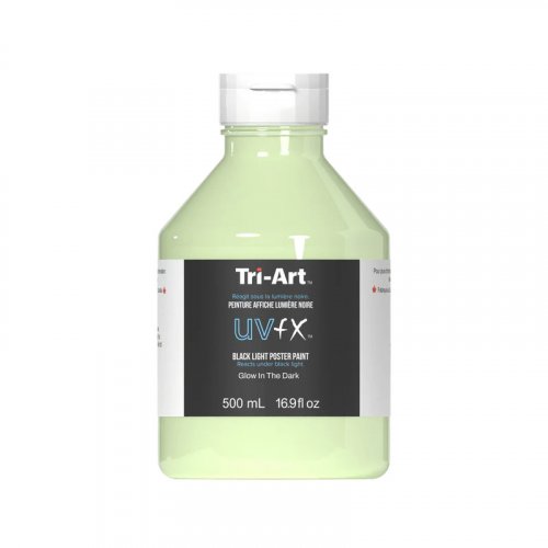 TriArt UVFX Black Light Poster Paint (500ml) - Glow in the Dark