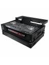 ProX Denon Prime 4 Road Case w/ Tray, Wheels & LEDs - Black