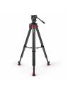 Sachtler System aktiv8 Sideload w/ Flowtech75 aktiv Tripod Kit, Mid-Lvl Spreader