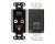 RDL DB-CIJ3D RCA + 3.5mm Input Wall Plate - Black
