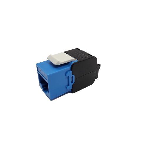 AVShop Premium Keystone Cat6A 180 Degree Blue (110 or Toolless)