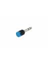 Cable Techniques Low-Profile Right Angle 1/4in TRS w/Standard Cap - Blue