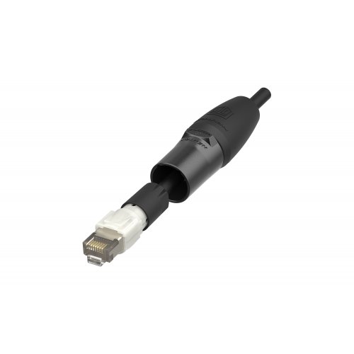 Neutrik NE8MXR-B-TOP Retractable-Shell etherCON Cable Connector
